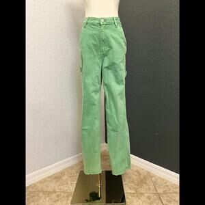 PacSun Trendy Green Cargo Pants – Casual & Comfortable Style